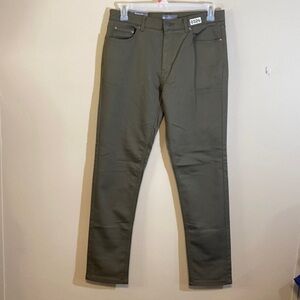 Logan 5 pocket pants size 32/32‎ green soft stretch fabric  ykk zipper new